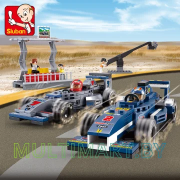 Конструктор Sluban M38-B0355 Команда Формула 1 (300 деталей) картинка 8